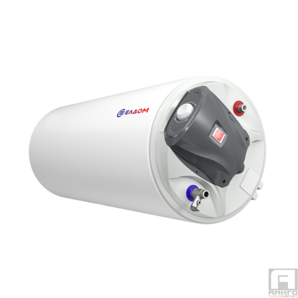 Бойлер Елдом 70л., 3kW, хоризонтален, емайлиран, изводи отдясно