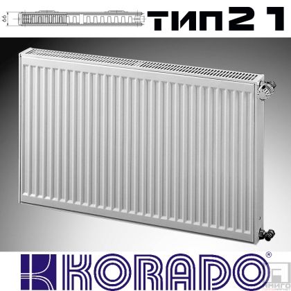 KORADO Radik, πάνελ χάλυβα τύπου ψυγείου type 21, 500x1200 - 1708 W