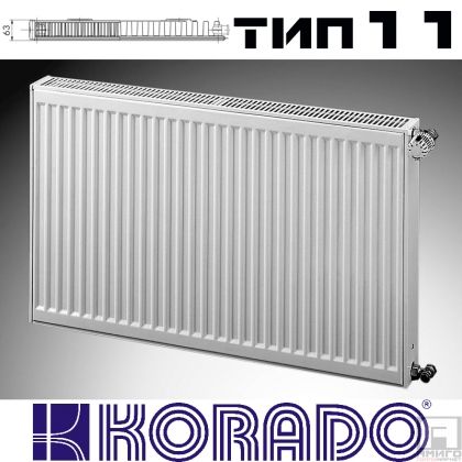 KORADO Radik, Platte, Stahl-Heizkörperr type 11, 500x600 - 654W