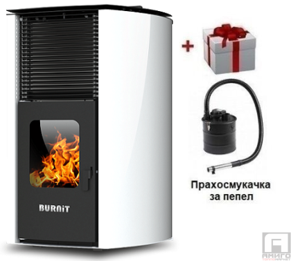 Пелетнa каминa с водна риза BURNiT ADVANT V2 13kW