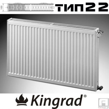 KORADO Kingrad,Platte, Stahl-Heizkörperr type 22, 900x400 - 1053 W ΔT60