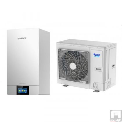 Термопомпа Gree Versati III GRS-CQ10Pd/NhH-E, 10 kW, отопление, охлаждане и БГВ