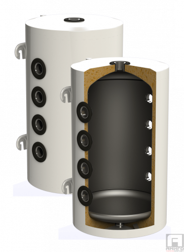 Buffer tank for heat pump Sunsystem PSM 80 l, unenameled