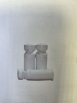 Set of consoles for lyre white