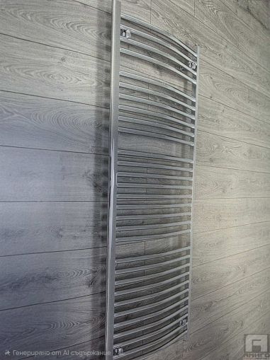 Steel towel rail radiator chrome Thermolux Elegant 700x600 - 557W