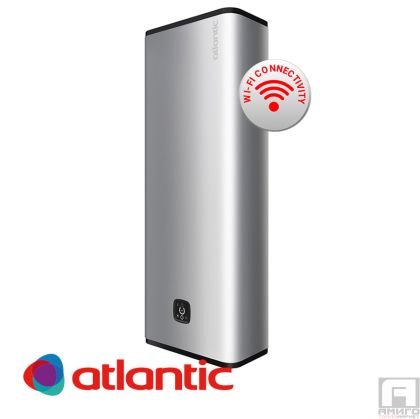 Електрически бойлер Atlantic Vertigo Steatite Silver Wi-Fi 80