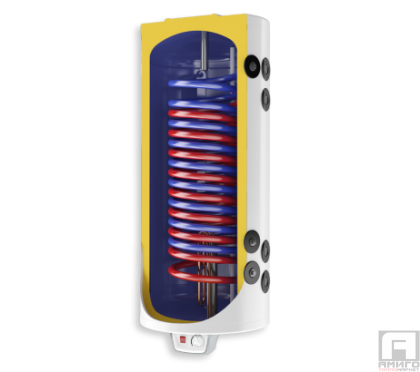 Eldom 120l., with two parallel heat exchangers