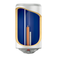 Warmwasserspeicher 50L, 2х800 W, Trockenheizkörper