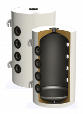 Buffer tank Sunsystem PSM 100 l W , unenameled